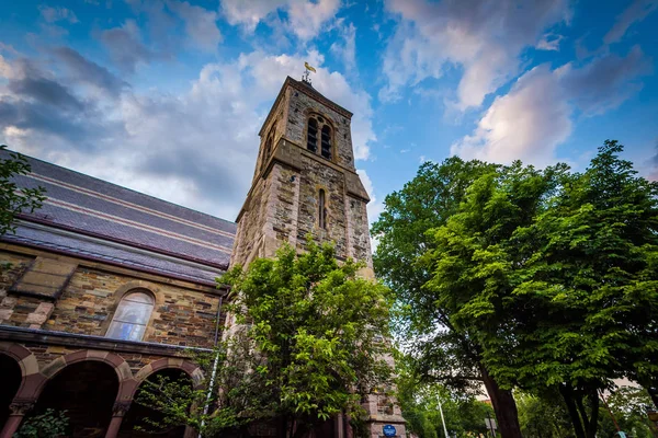 La Primera Iglesia en Cambridge, en Cambridge, Massachusetts . — Foto de Stock