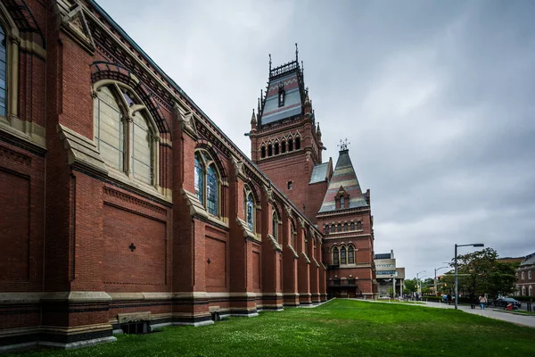 Harvard Memorial Hall, na Harvard University w Cambridge, — Zdjęcie stockowe