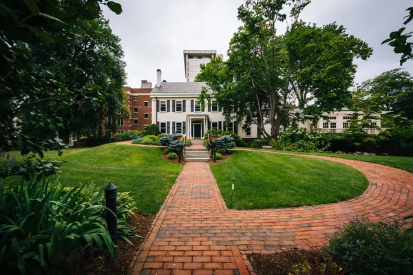 Het huis van Walter Lippmann, in Cambridge (Massachusetts). — Stockfoto