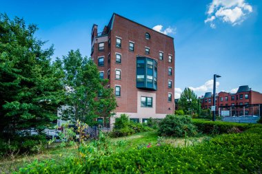 Back Bay, Boston, Massachusetts binalarda.