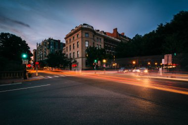 Trafik Charlesgate kesişim uzun pozlama ve 