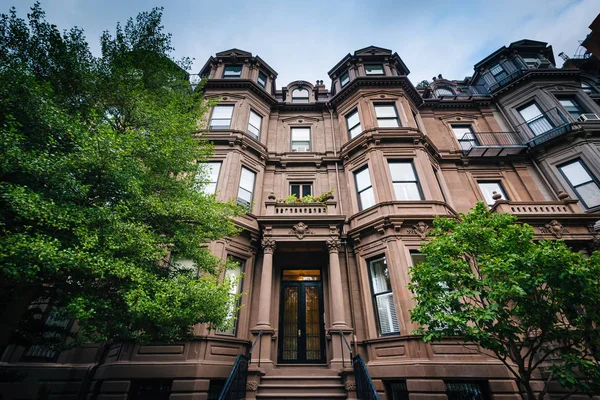 Back Bay, Boston, Massachusetts tarihi binalar.