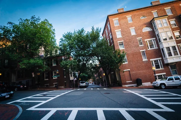 Kavşak ve Beacon Hill, Boston, Mass tarihi binalarda