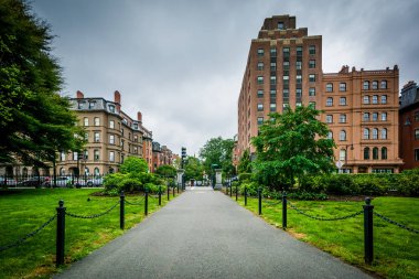 Geçit ve Boston, Massachuse kamu Garden binalar