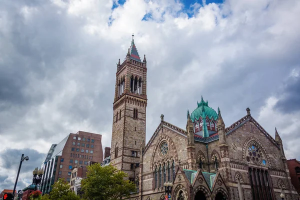 Old South Church v Back Bay, Boston, Massachusetts. — Stock fotografie