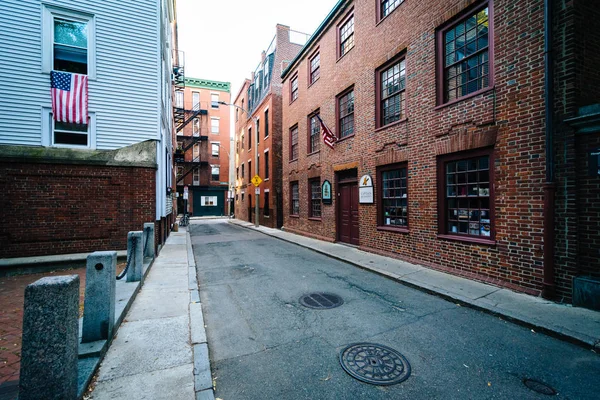 Unity Street, i norra änden av Boston, Massachusetts. — Stockfoto