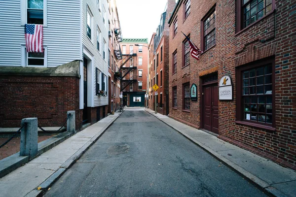 Jednota Street, v severním konci Boston, Massachusetts. — Stock fotografie