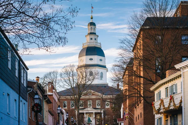 La Casa Estatal de Maryland, en Annapolis, Maryland . — Foto de Stock