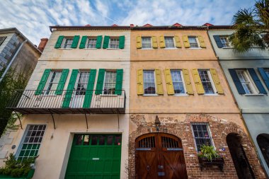 Tarihi evler Charleston, Güney Karolina.