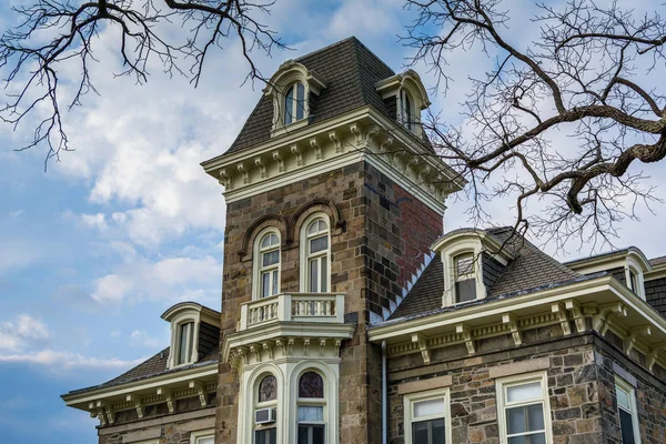 Den Cylburn herrgården på Cylburn Arboretum, i Baltimore, Maryland — Stockfoto