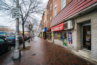 Broadway üst Fells noktası, Baltimore, Maryla boyunca binalar