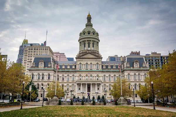City Hall, in downtown Baltimore, Maryland. — Stock Photo, Image