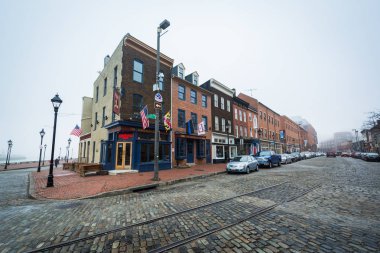 Thames Street, Fells noktası, Baltimore, M bir Arnavut kaldırımlı sokakta
