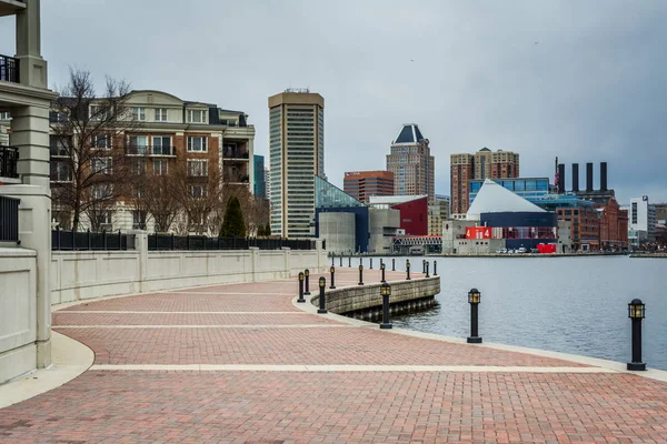 El paseo marítimo de Baltimore, en el puerto interior, en Balt —  Fotos de Stock