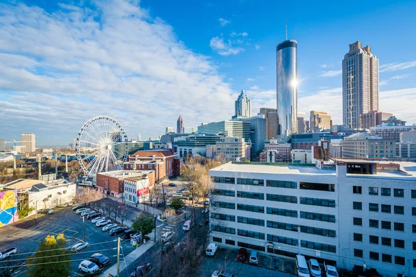 Vue des bâtiments du centre-ville d'Atlanta, Géorgie . — Photo