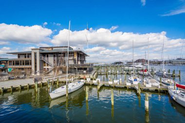 Spa Creek, Annapolis, Maryland demirledi tekne.