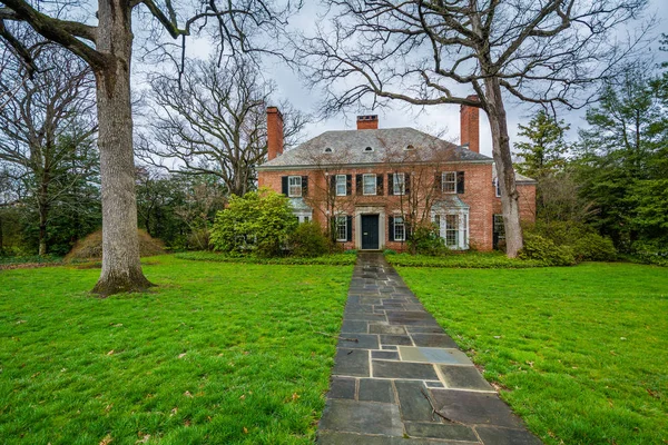 Casa histórica en Guilford, Baltimore, Maryland . — Foto de Stock