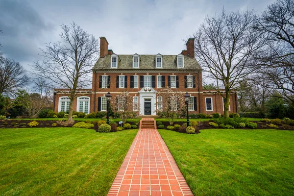Casa histórica en Guilford, Baltimore, Maryland . — Foto de Stock