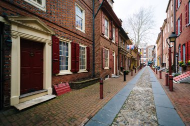 Elfreth'ın sokakta, Old City, Philadelphia, Pennsylvania.