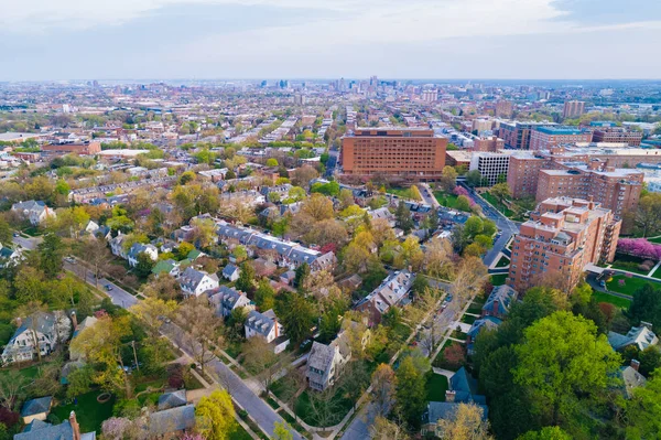 Luchtfoto van Guilford, in Baltimore (Maryland). — Stockfoto