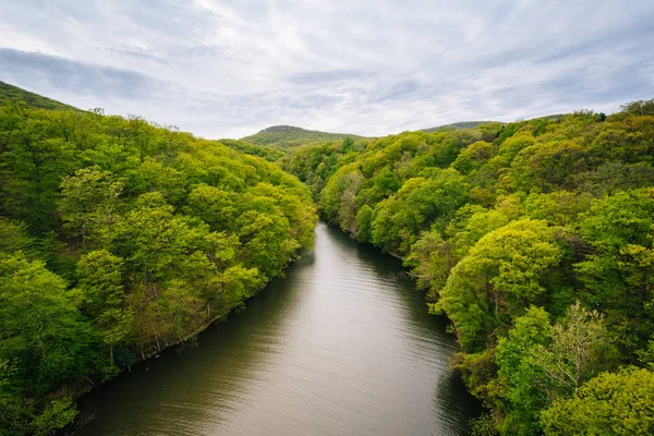View of Popolopen Creek, at Bear Mountain State Park, New York. — Stock Photo, Image