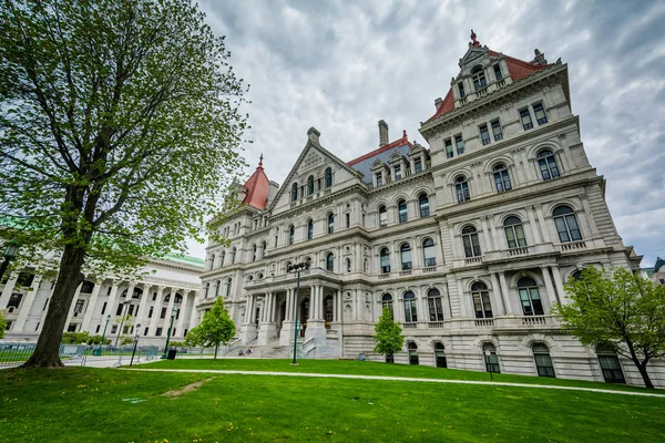 Das Äußere der New York State Capital in Albany, New York. — Stockfoto