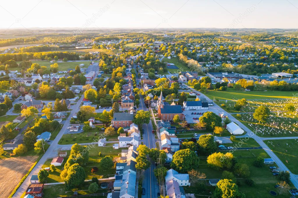 View of Main Street in Shrewsbury, Pennsylvania/