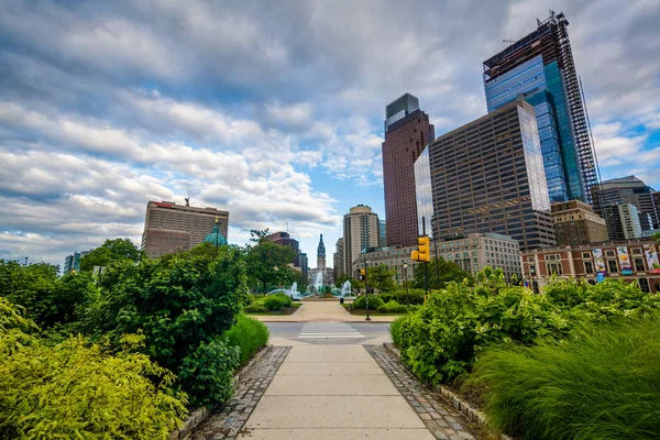 Logan Square ed edifici in Center City, Filadelfia, Pennsyl — Foto Stock