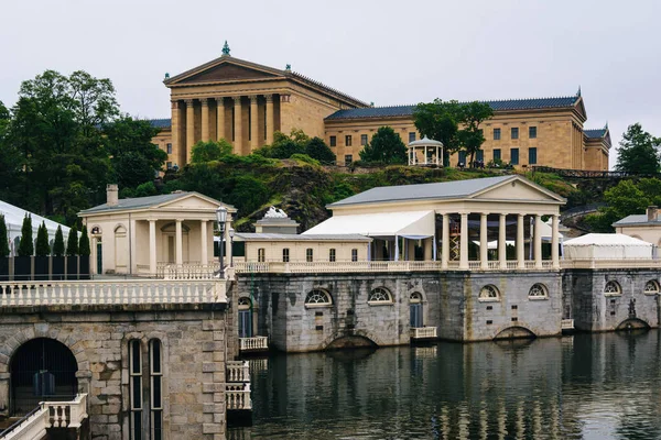 The Fairmount Waterworks and Museum of Art in Philadelphia, Penn — Stock Photo, Image