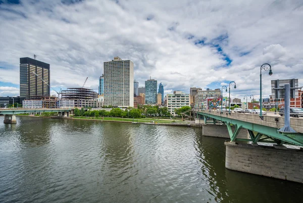 El río Schuylkill en Filadelfia, Pennsylvania . — Foto de Stock