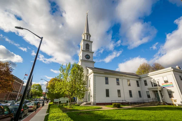 Centro Iglesia Congregacional en Brattleboro, Vermont . —  Fotos de Stock