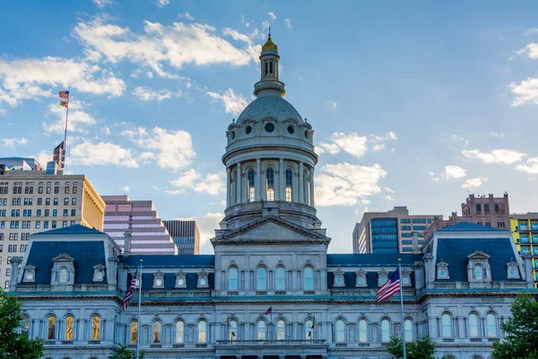 Baltimore, Maryland şehir merkezinde Belediye Binası. — Stok fotoğraf