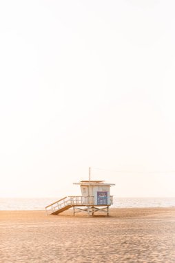 Venice Beach, Los Angeles, Calif 'te cankurtaran durağı.