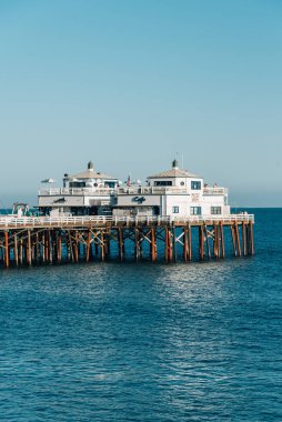 Malibu, California 'daki rıhtım manzarası