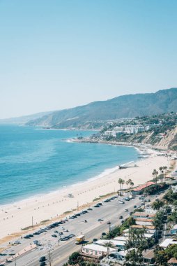 Pacific Palisades, Los Angeles, Cal 'deki Pasifik Sahili manzarası