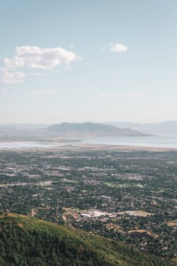 Squaw Peak Ov 'dan Great Salt Lake ve Orem, Utah' a bakın.