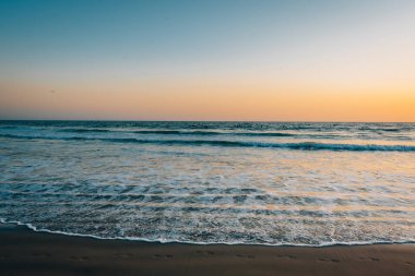 Venice Beach, Los Angeles, Kaliforniya 'da günbatımı