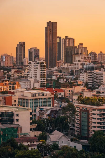 Sunrise cityscape view in Bangkok, Thailand — Stock Photo, Image