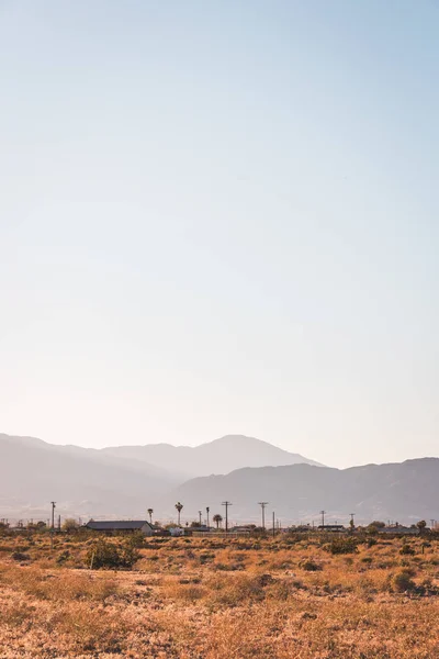 加利福尼亚萨尔顿市的沙漠景观 — 图库照片