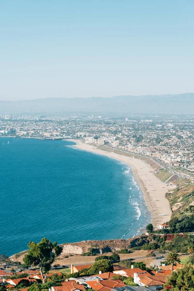 Vista norte de Rancho Palos Verdes, Los Angeles, Califórnia — Fotografia de Stock