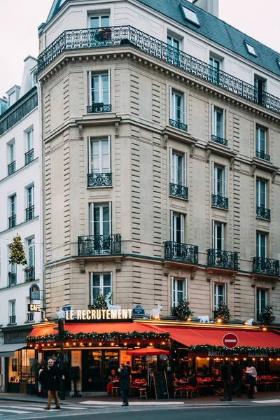 Le Recrutement Cafe, Paříž, Francie — Stock fotografie