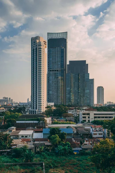 Vista da cidade em Bancoc, Tailândia — Fotografia de Stock