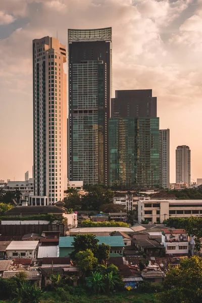 Cityscape kilátás Bangkok, Thaiföld — Stock Fotó