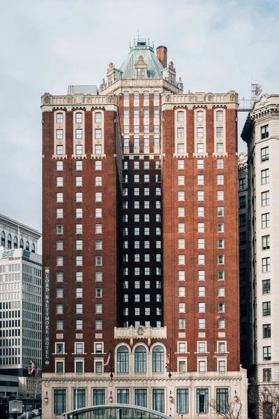 The Lord Baltimore Hotel, un edificio storico a Baltimora, Mary — Foto Stock