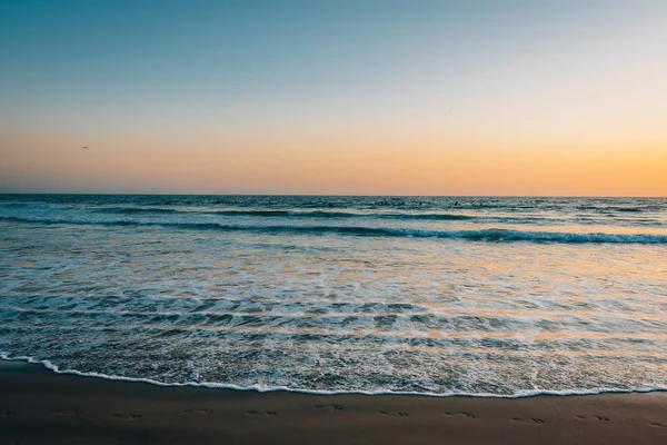 Zachód słońca w Venice Beach, Los Angeles, Kalifornia — Zdjęcie stockowe
