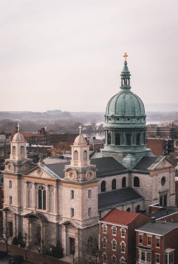 Saint Patrick Katedrali, Harrisburg şehir merkezinde, Pennsylv