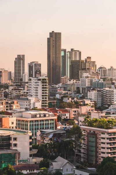 Cityscape kilátás Bangkok, Thaiföld — Stock Fotó