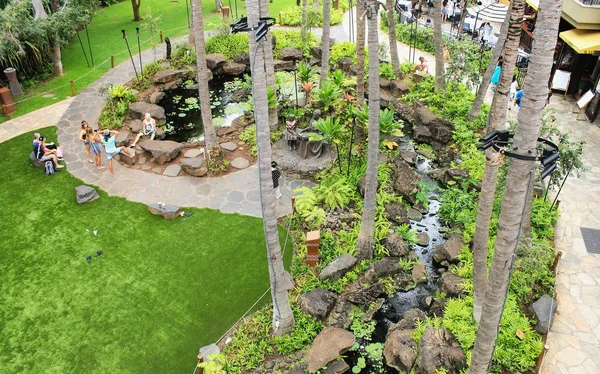 Royal Grove Garden på Royal Hawaiian Center — Stockfoto