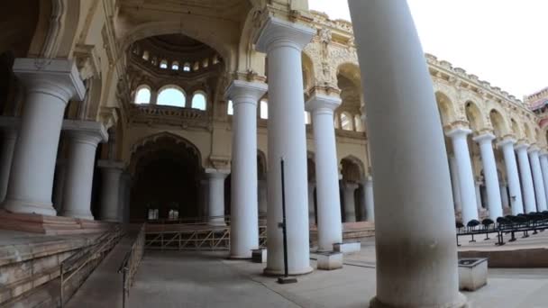Gopro Hero Czarny Nieedytowany Film Wnętrza Pięknej Hinduskiej Świątyni Religijnej — Wideo stockowe
