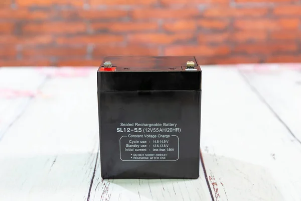 Front View Sealed Rechargeable Ups Battery — Φωτογραφία Αρχείου